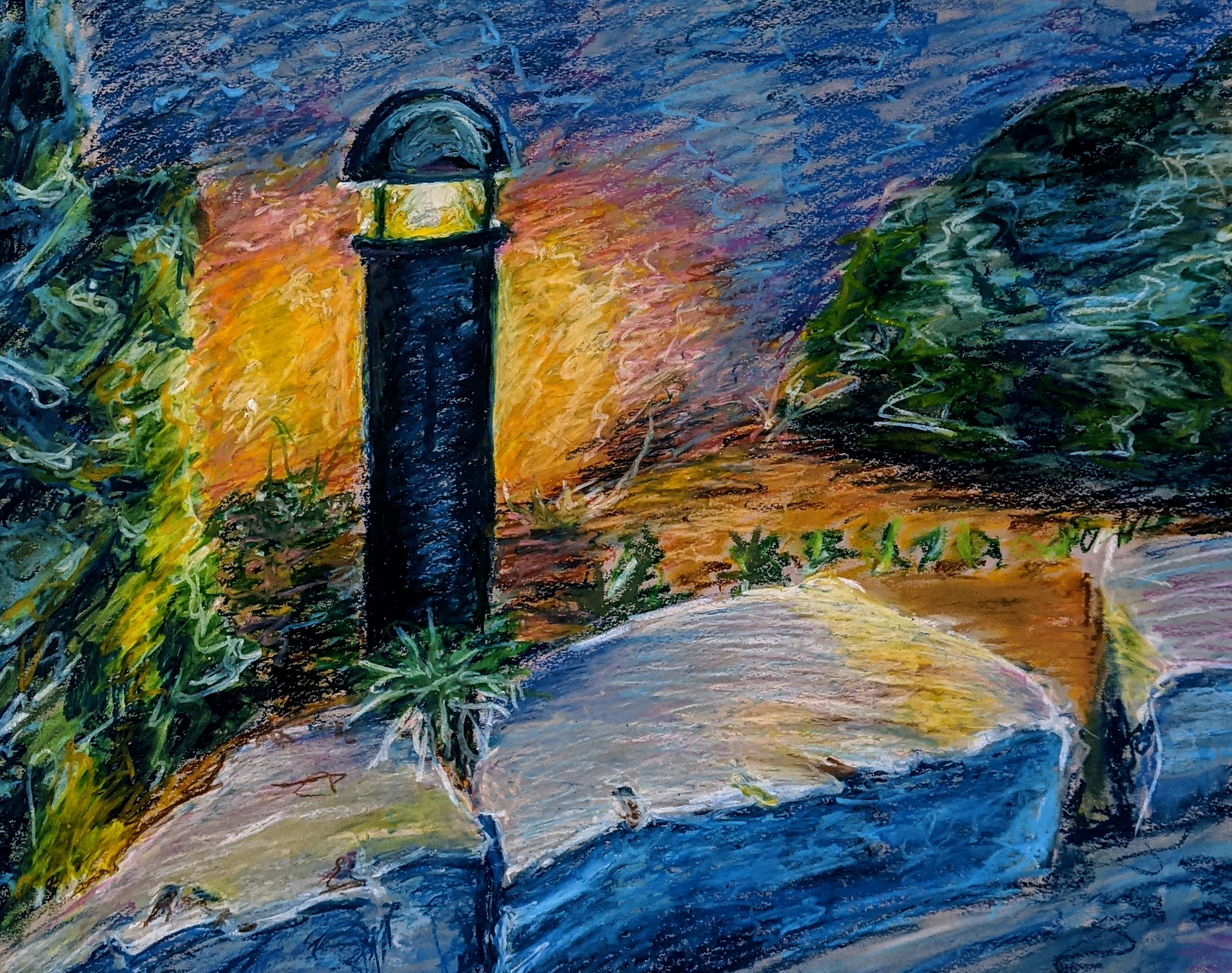 Outdoor Pastel Study