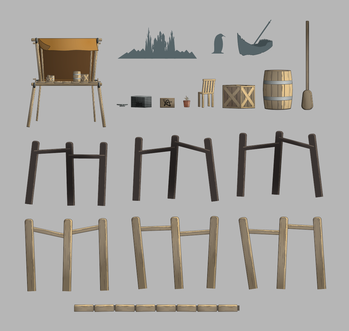 Frozen Pier Assets