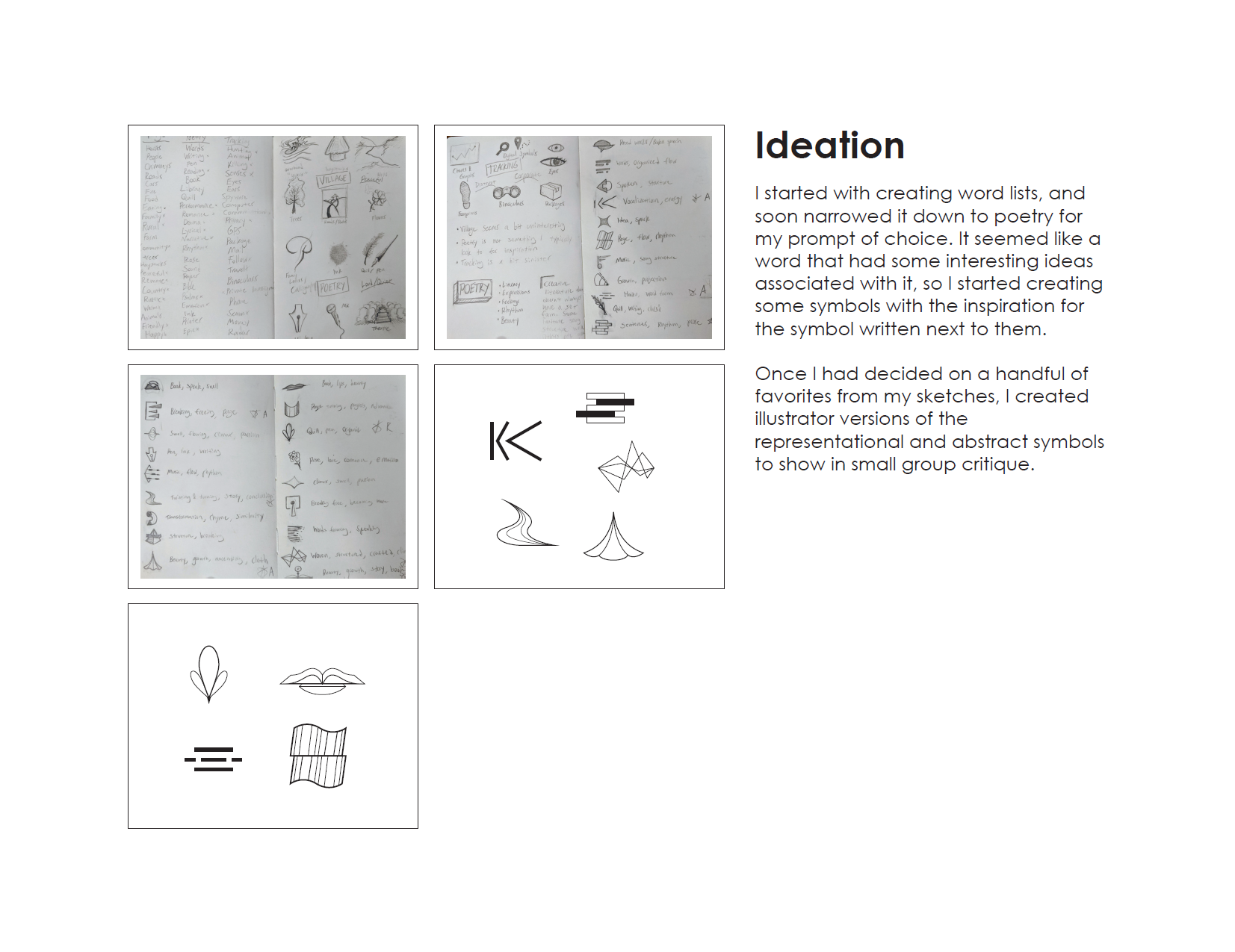 Poetry Symbol Ideation
