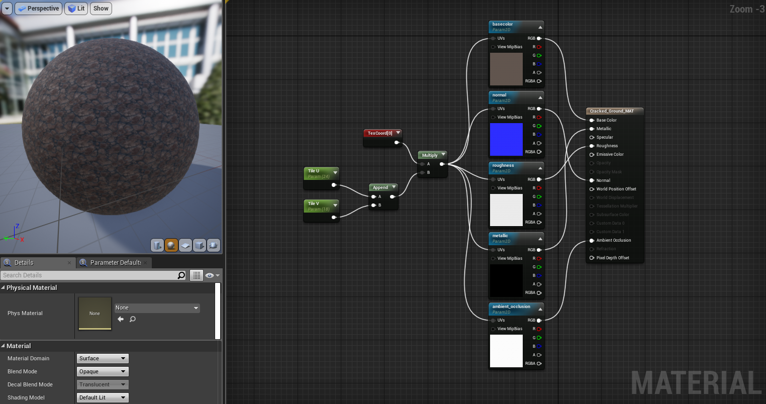 Unreal Engine Material Setup