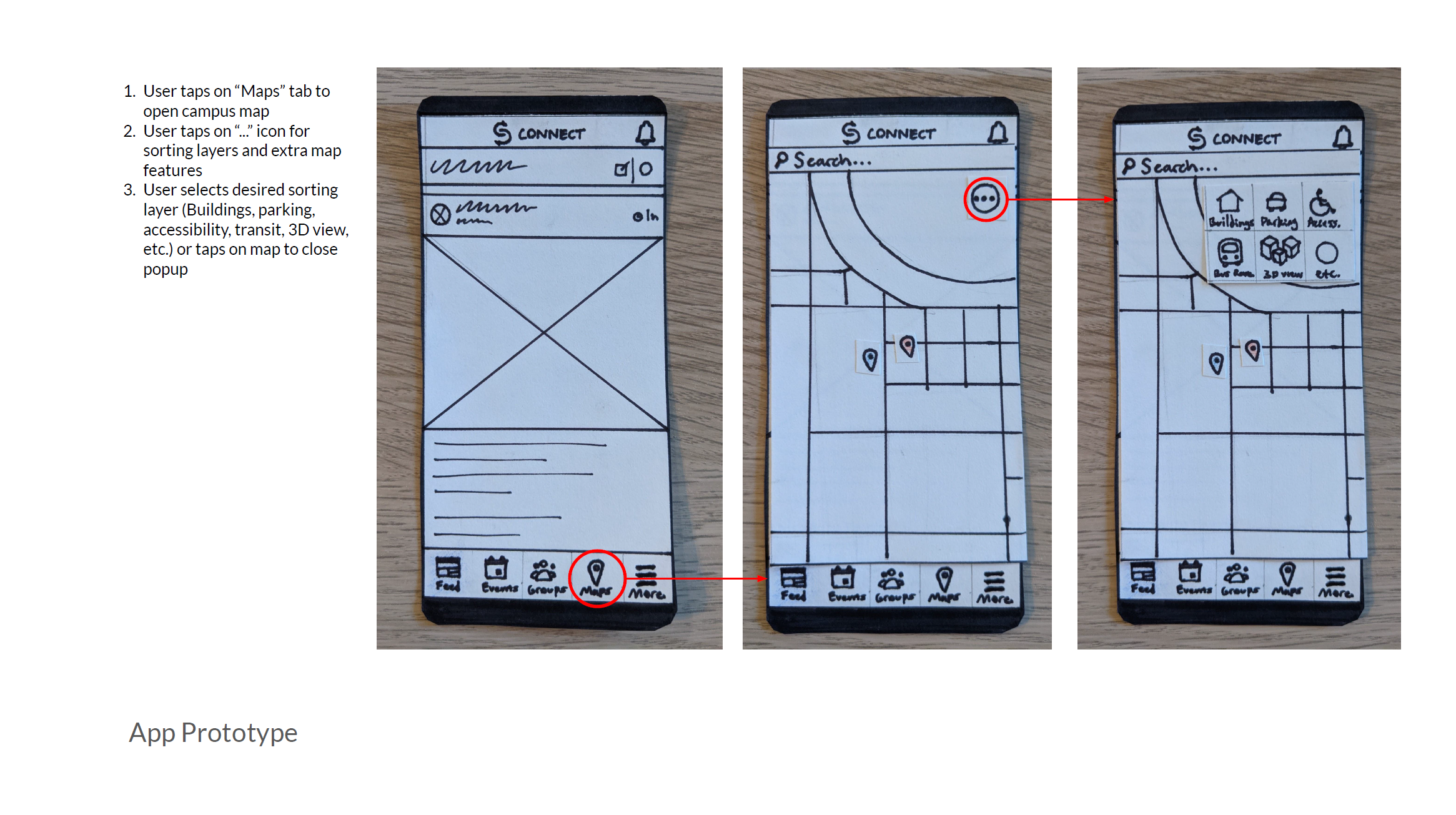App Paper Prototype