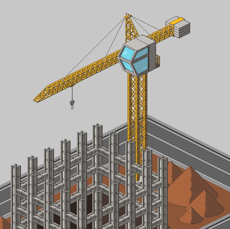 Pixel Art City Blocks